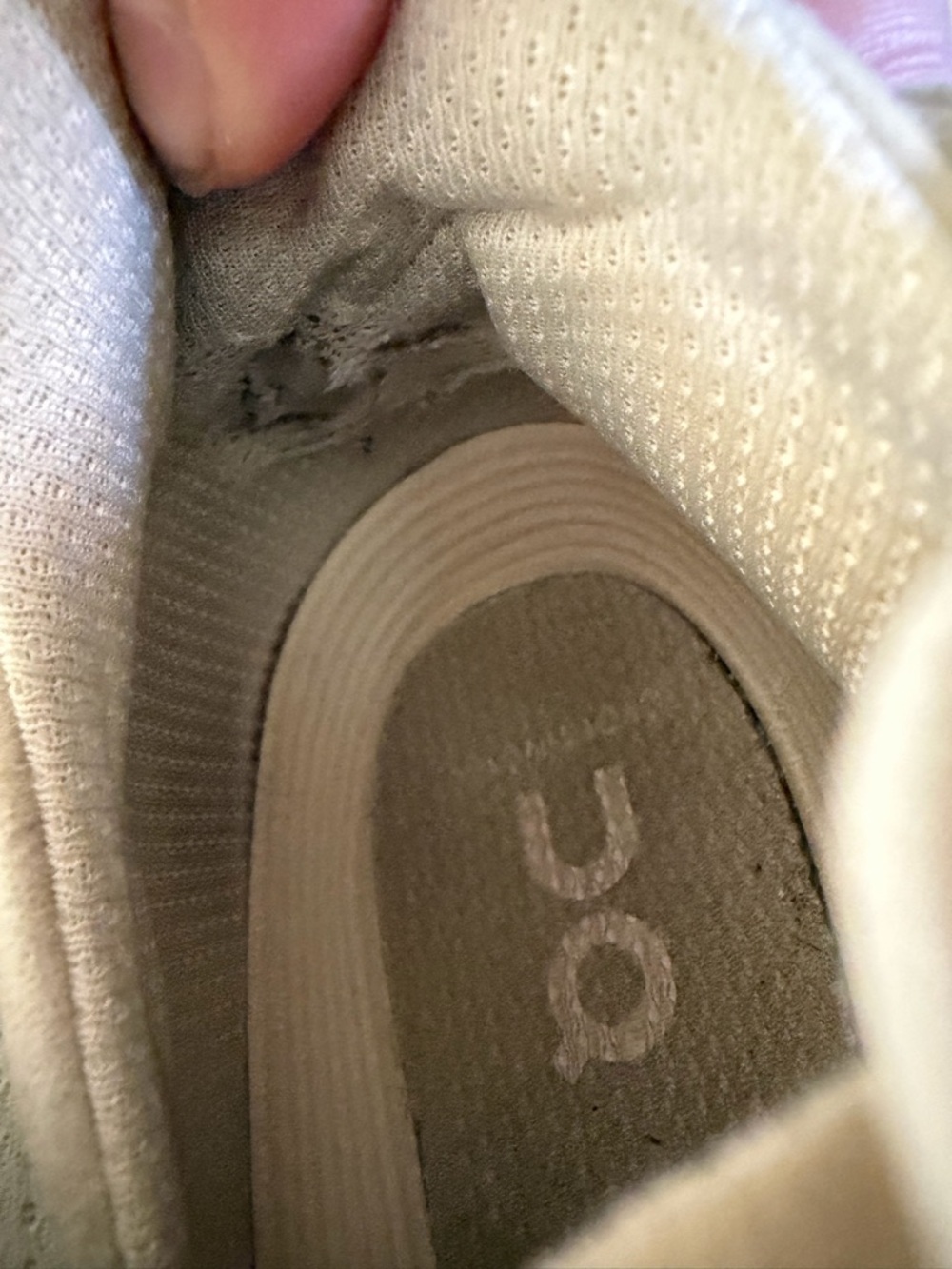 ON CloudNova Shoes White/Undyed Cloudtec Athletic Running Sneakers - Picture 4 of 11